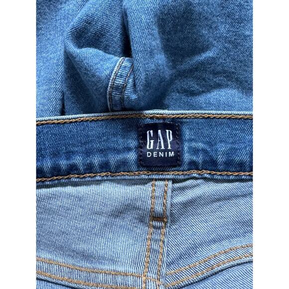 Gap 1969 High Rise Cigarette Straight Leg Dark Indigo Jeans Women's SZ 8/29 TALL - Picture 6 of 10